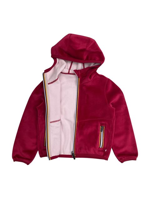 Felpa P. Lily velour polar double K-way | K8141FWDAG