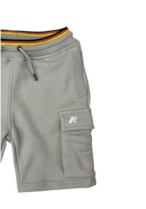 Pantaloncini felpa con tasconi K-way | K7133SW634