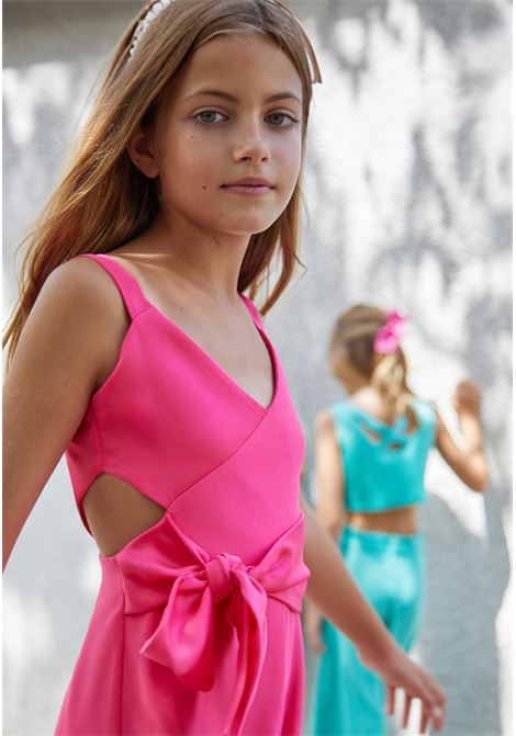 Tuta elegante bambina AMAYA | MONOCROCEFUCSIA